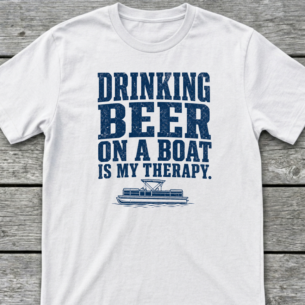 Beer Boat Therapy T-Shirt